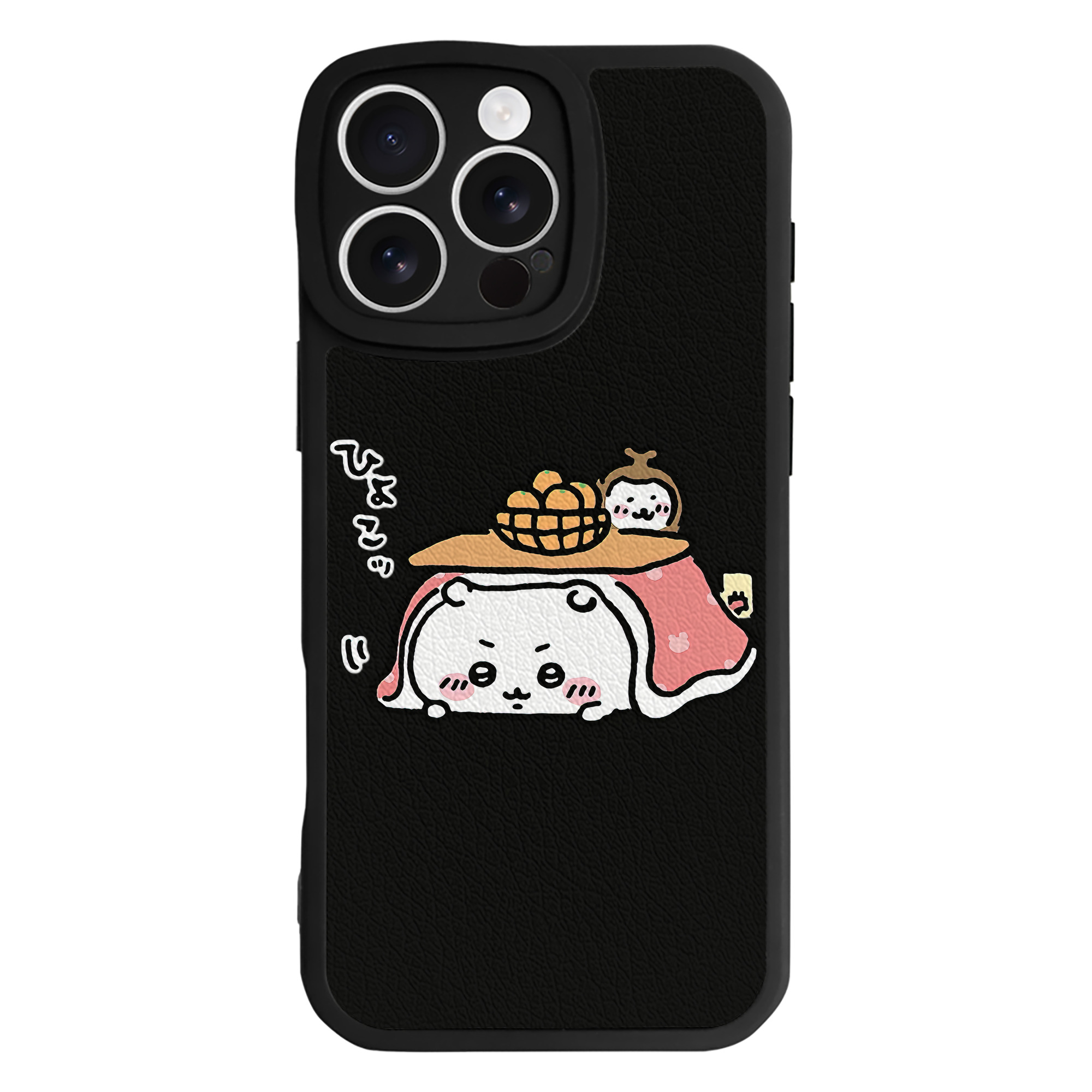 （画像用） ちいかわ ちいかわ Chii-kawa chiikawa 【iPhone 16シリーズ対応】シリコンスマホケース（レザー調） 材質：シリコン